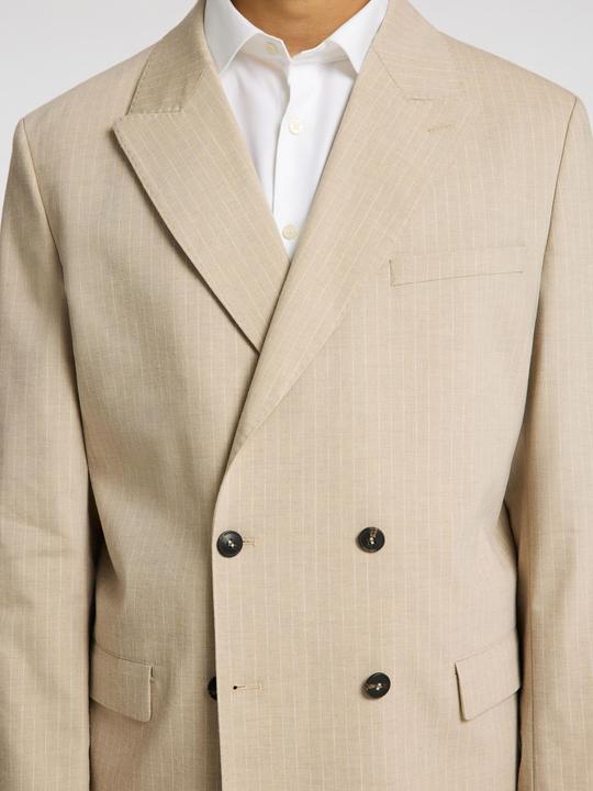 Produktbild Selected Homme Relaxed Fit Nadelstreifen Zweireihiger Blazer (50)