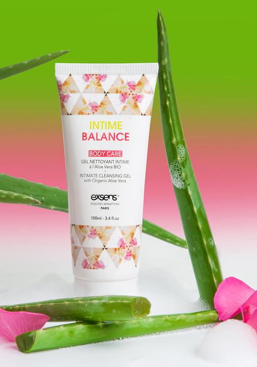 Image du produit Exsens Intimate Balance Cleansing Gel à l'aloe vera bio (100 ml, Lotion de toilette intime)