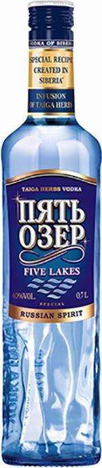 Produktbild Five Lakes Vodka (1 x 70 cl)