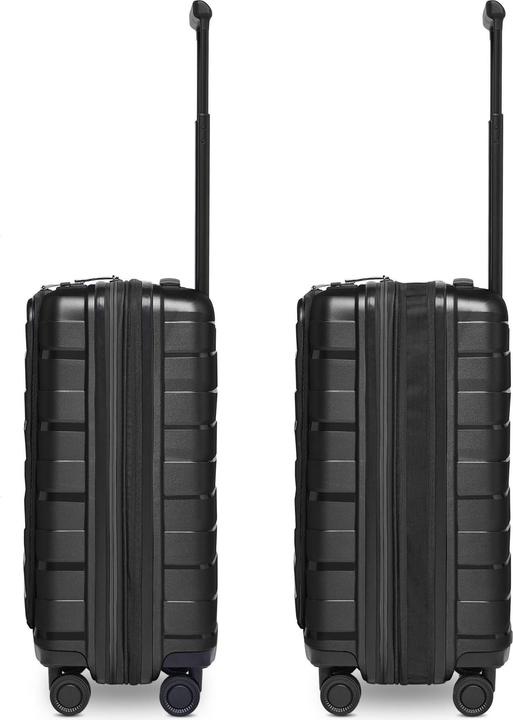 Actual product image Bergpfeil Travel 4 Rollen Kabinentrolley 55 cm Laptopfach mit Dehnfalte (46 l)