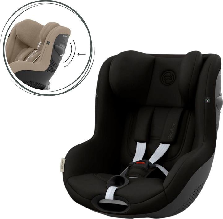 Cybex SIRONA G I-SIZE Magic Black | black (Reboarder, ECE R129/i-Size Norm)