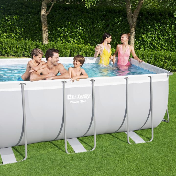 Produktbild Bestway Power Steel Frame Pool-Set (412 x 201 x 122 cm)