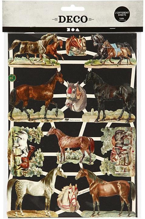 Actual product image Creativ Company Scatter decoration horses 2 sheet
