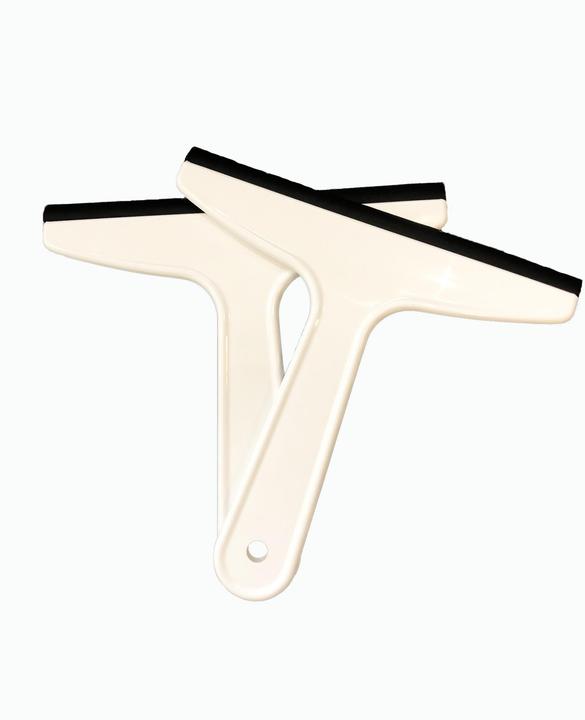 Produktbild Dusbad Glasabzieher/ Duschabzieher für Duschabtrennungen gerade (Set mit 2 Stück) z.B. Dusar, Schulte, Breu