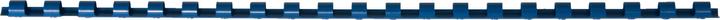 Actual product image Peach Plastic binder spines, 6 mm, 21 rings, US pitch blue