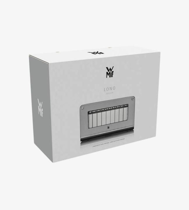 Produktbild WMF Lono Glas-Toaster mit Brötchenaufsatz