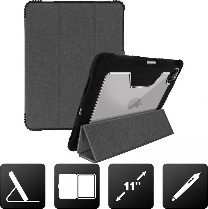 Produktbild Akashi Apple iPad Pro 11 2020 / 2018 /Air 2020 Hülle, Video-/Tastatur, - Schwarz (iPad Pro 11 2021 (3. Gen))