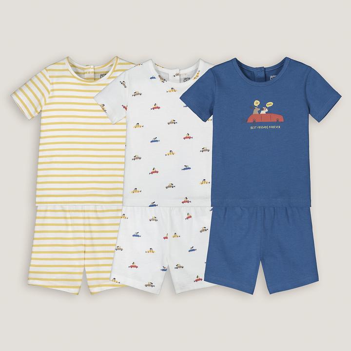 Produktbild La Redoute Collections 3er-Pack Kurzpyjamas aus Jersey (86)