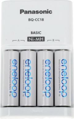 Produktbild Panasonic Basic Charger inkl. 1x4 Mignon 1900 mAh Akkus (4 Stk., AA, 1900 mAh, Ladegerät inkl. Akku)