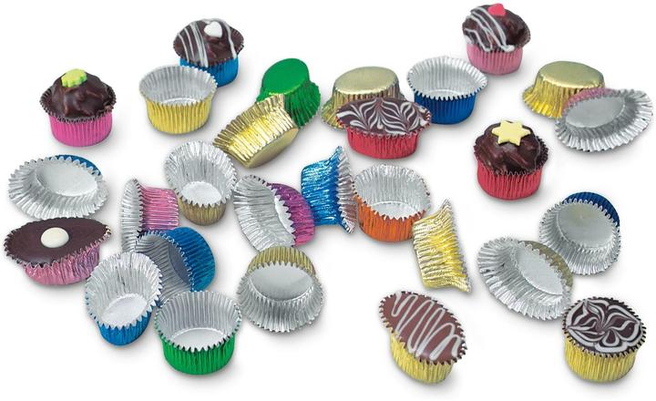 Produktbild Städter 50 Pralinenkapseln aus Aluminium, farblich assortiert (2.50 cm)