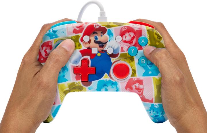 Actual product image PowerA Switch Controller Enhanced wired Mario Hero (Switch)