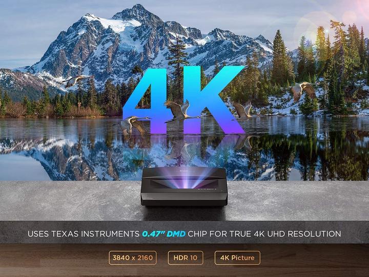 Image du produit Yclzy Projecteur à ultra-courte focale 4K