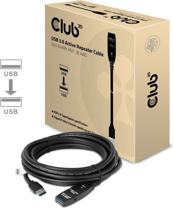 Produktbild Club 3D USB 3.0 (5 m, USB 3.0)