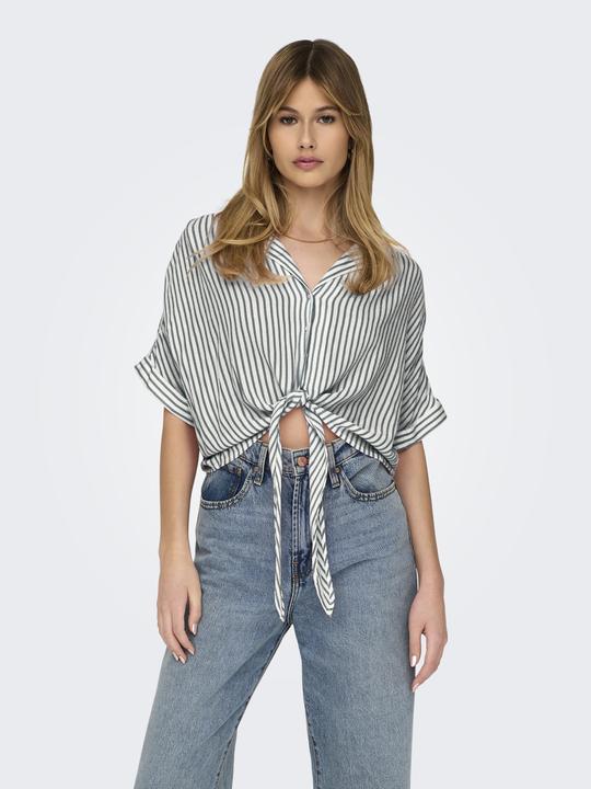 Image du produit Only Onlpaula Life S/S Tie Shirt Wvn Noos (XS)
