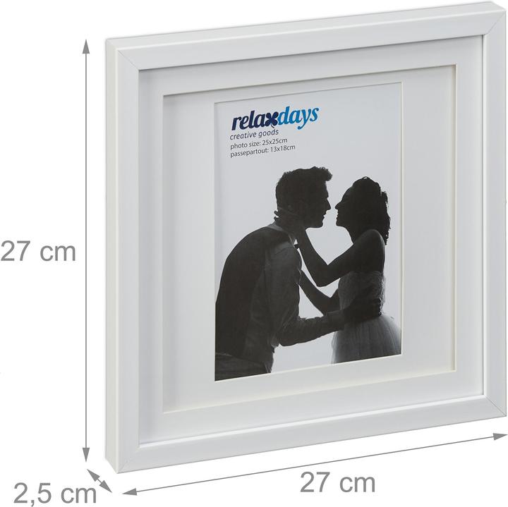 Actual product image Relaxdays 2x picture frame (25 x 25 cm)