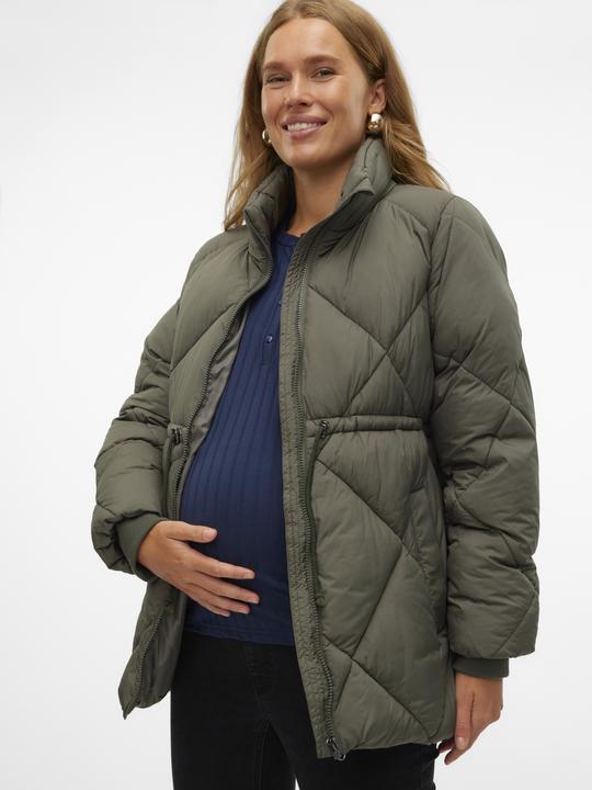 Immagine prodotto Mamalicious Collo alto Polsini a coste Cappotto Giacca (XS)