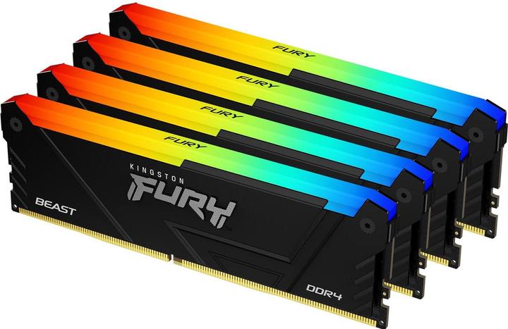 Image du produit Kingston 32 Go DDR4-2666MT/s CL16 (4 x 8GB, 2666 MHz, RAM DDR4, DIMM)