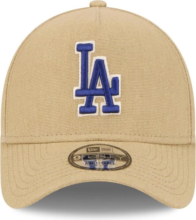 Actual product image New Era A-Frame Trucker Lin Cap - Los Angeles Dodgers beige (One size)