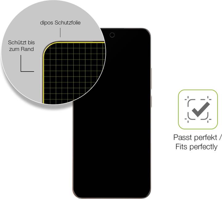 Immagine prodotto Dipos Full-Cover Pellicola Protettiva opaco (1 Pezzo/i, Oppo Reno12)