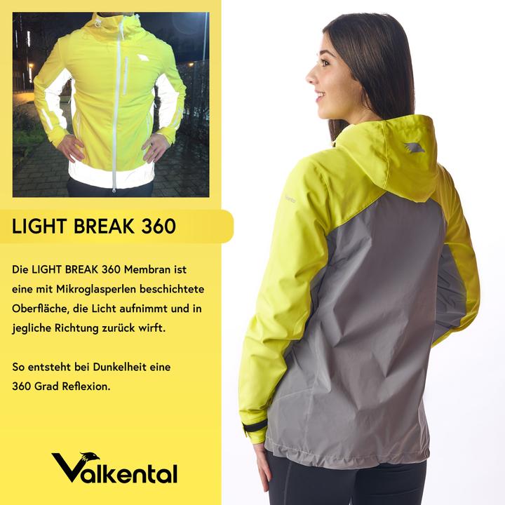 Actual product image Valkental Functional & reflective softshell jacket for outdoor activities - ladies (S)