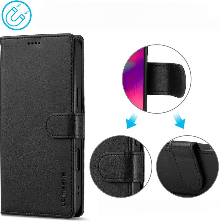 Produktbild LC.Imeeke iPhone 16 Pro Max - Leder Etui Hülle (Apple iPhone 16 Pro Max)