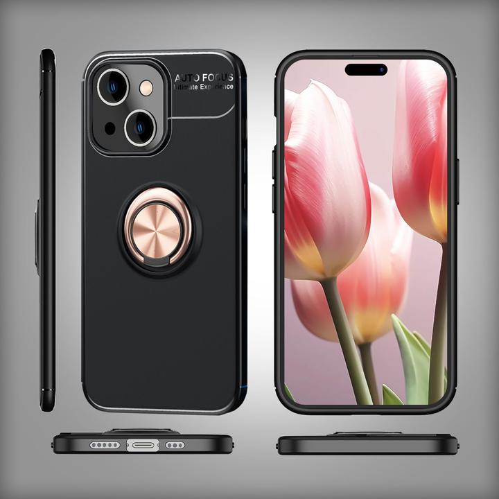Actual product image Nalia Matte Ring Silicone Sleeve (Apple iPhone 15 Plus)
