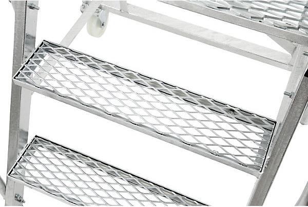Produktbild eurokraft pro Mobile Podestleiter (Plattformleiter, 152.60 cm)