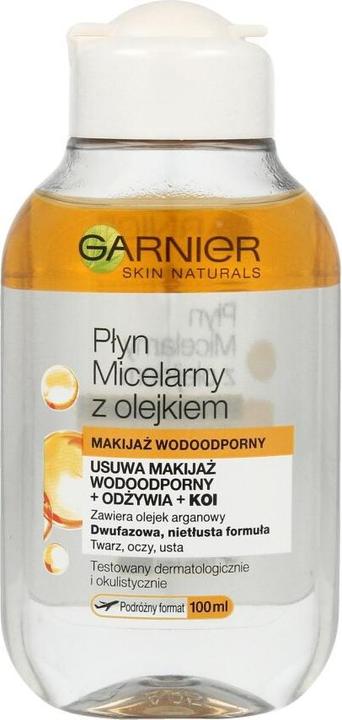 Actual product image Garnier Skin Naturals Micellar Liquid From Oilkia 100Ml (Cleansing lotion, 100 ml)
