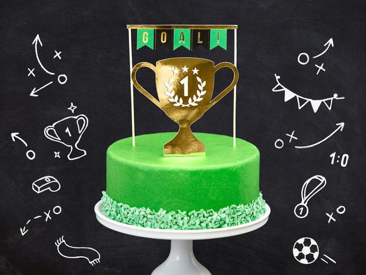 Produktbild Partydeco Fussball Caketopper