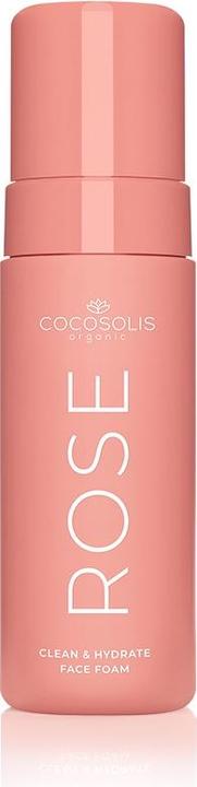 Cocosolis Natural Face Care ROSE Cleansing & Hydratant Face Foam (Schaum, 150 ml)