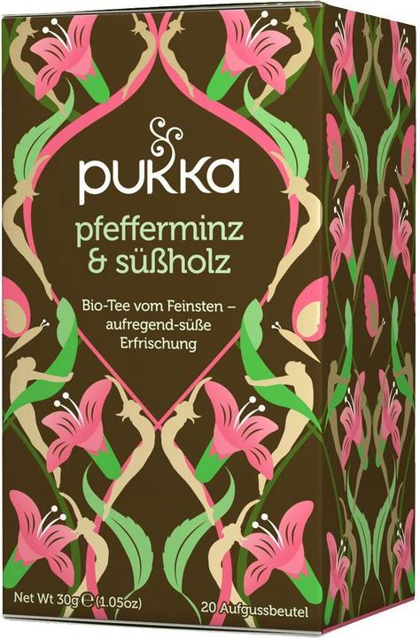 Image du produit Pukka Thé à la menthe poivrée et à la réglisse (30 g)