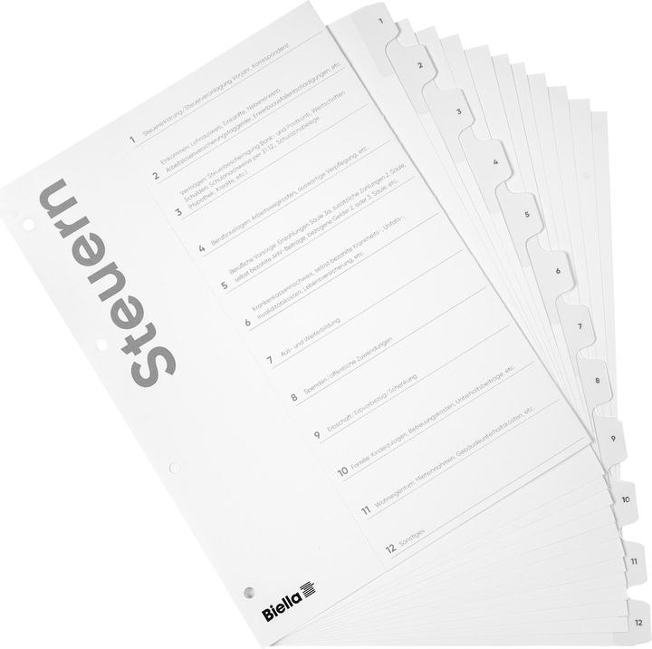 Produktbild Biella Register Steuern