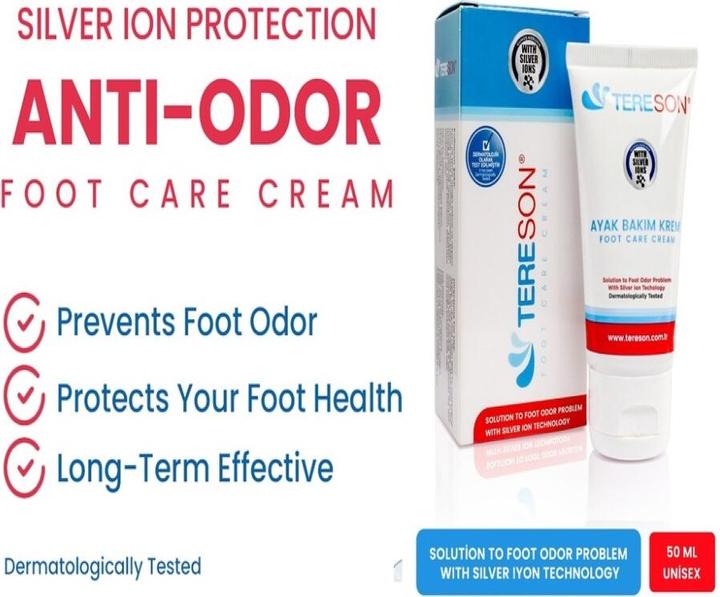 Image du produit Tereson crème pour les pieds, crème contre les odeurs de pieds, unisexe, 50 ml (Déodorants & poudre pour les pieds, 50 ml)