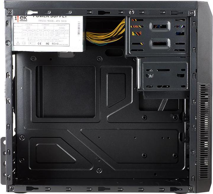 Image du produit Itek ITOCRB10 Boîtier d'ordinateur Mini Tour Noir 500 W (mATX)