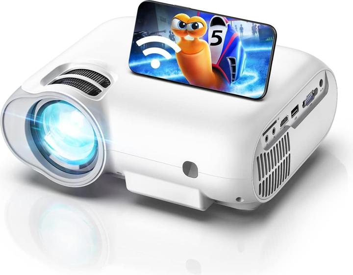 Immagine prodotto XZJX Direct WiFi Beamer 1080P mit Bluetooth 5.0 (HD, 7500 lm)