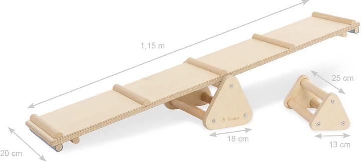 Produktbild Pinolino Balancewippe und Balken „Kari”, 3-tlg.