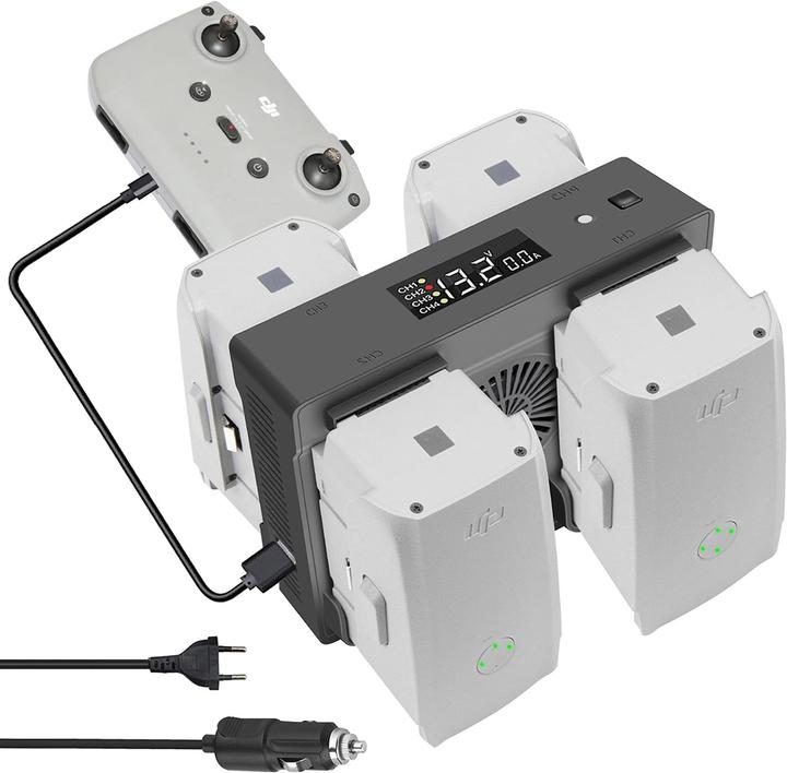 Immagine prodotto Lyongtech Caricabatterie 5 in 1 per droni (Caricabatterie per droni, DJI Mavic Air 2 S, DJI Air 2S)