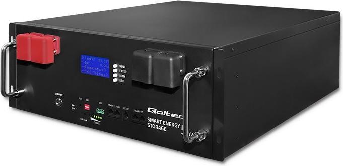Qoltec Stabiles LiFePO4 Energie Speicher für Rack 5.12kWh
