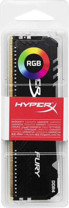Actual product image Kingston HyperX FURY RGB (1 x 32GB, 0.00 MHz, DDR4-RAM, DIMM)