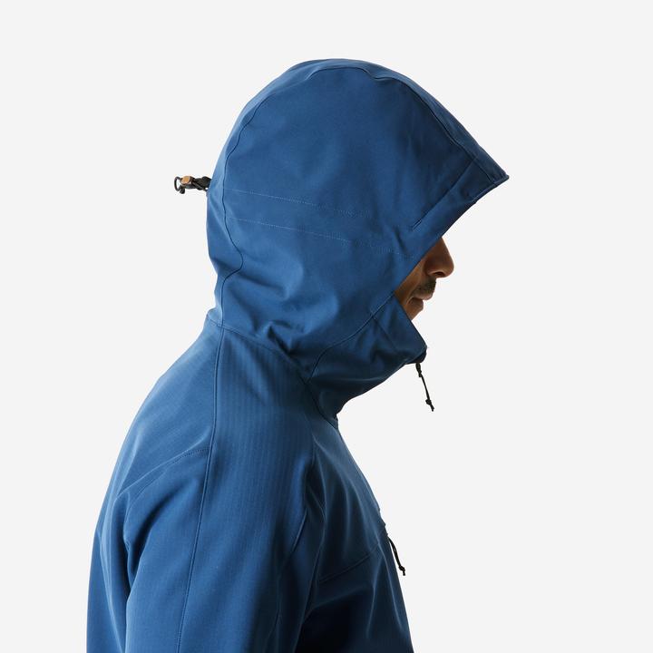 Actual product image Forclaz Men's softshell jacket - MT500 Windwarm blue (L)