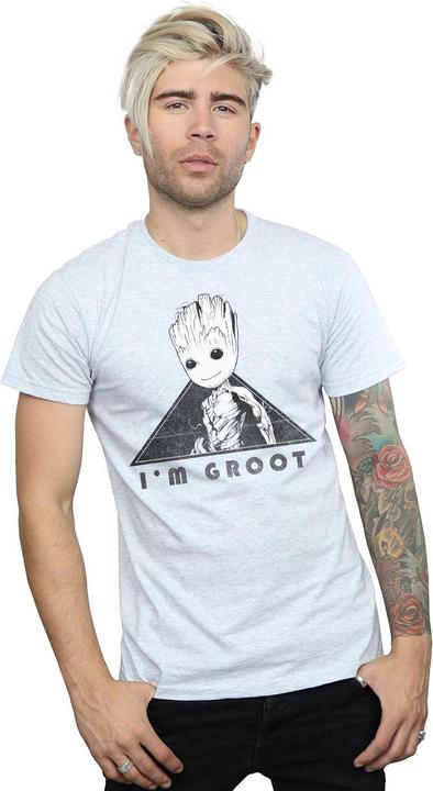 Produktbild Guardians Of The Galaxy Vol. 2 Groot Mono Triangle TShirt (XXL)