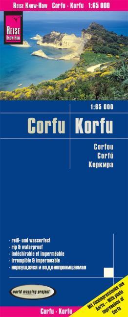 Produktbild Landkarte Korfu / Corfu (1:65.000)