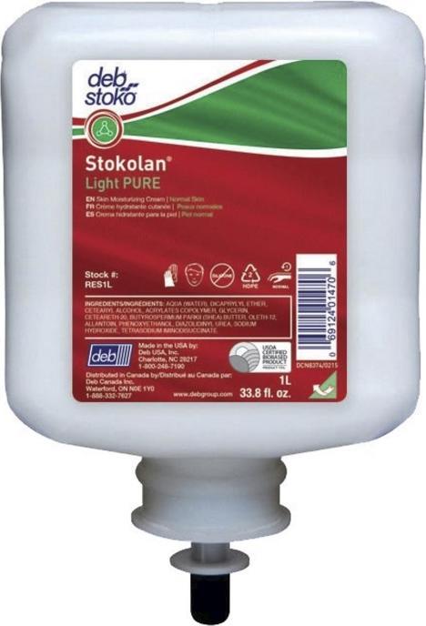 Deb Stoko Stokolan® Light PURE Hautpflegecreme RES1L 1 l (1000 ml)