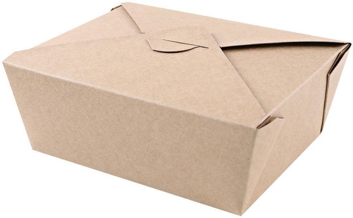 Produktbild Naturestar Foodboxen Bio Menu 215x162x64mm Kraftpapier/PE FSC-Mix braun VE=50 Stück (50 x)