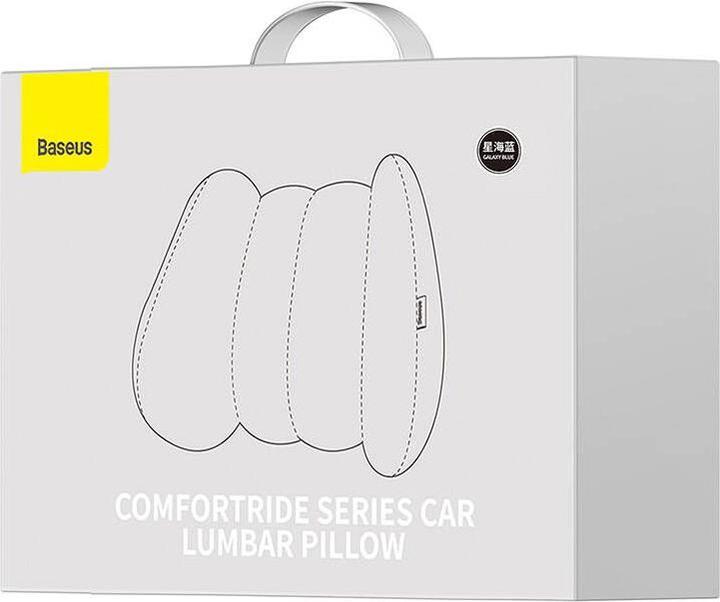 Actual product image Baseus Jedwabna lędźwiowa poduszka samochodowa ComfortRide Series (niebieski)