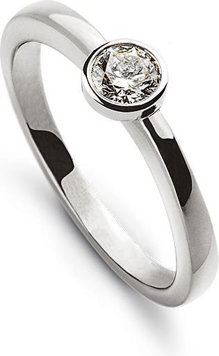 Muau Ring Zargen-Fassung (54, 950 Platin)