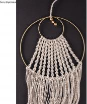 Image du produit Rayher Anneaux en métal, enduit, 30cm, or