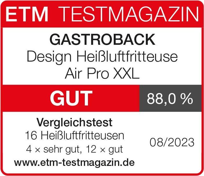 Image du produit Gastroback DESIGN FRITTEUSE À CHAUD AIR PRO XXL (Réf. : 42583) (Prise UE)