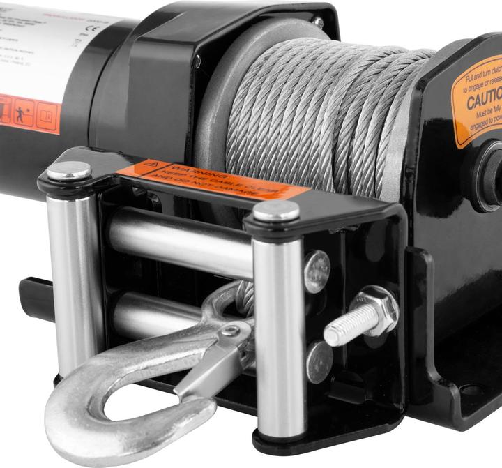 Actual product image MSW Electric Winch - 907 kg - 2.000 lbs