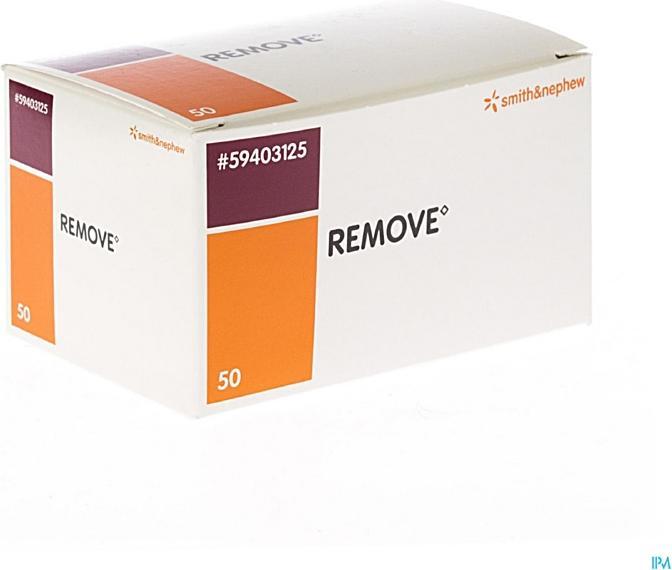 Actual product image Smith & nephew Adhesive remover Remove cloths (50 x)